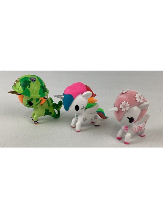 tokidoki Other - Tokidoki Unicorno Prisma Hanako Mermicorno Camo Vinyl Figure Bundle Toy Lot